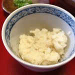 松喜庵 - おろし蕎麦のおろし（辛いです＾＾；）