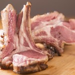 bone-in lamb roast