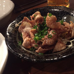 さけぼうず 旬仙 - 2019年1月。鶏皮ポン酢450円。