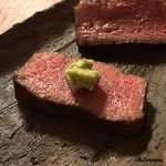 御料理 寺沢 - 本山葵と北上牛