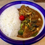 エチオピアカリーキッチン - チキン + 野菜カレー (20辛)
            2019年1月下旬