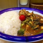 エチオピアカリーキッチン - チキン + 野菜カレー (20辛)
