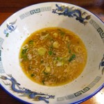 らー麺 たまや零式 - スープ割り