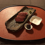 御料理 寺沢 - 北上牛のヘレ肉の備長炭焼