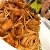 ペルケノー - 茄子と蛸のトマトソースパスタ