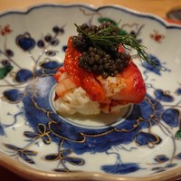 肉屋 雪月花 NAGOYA - イチゴとキャビア、オマールエビ