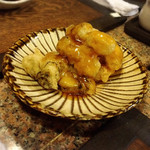 なな治 - かき天ぷら甘酢あん