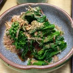 動坂食堂 - なの花おしたし300円