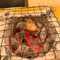 懐石料理 はし本 - 一人用炭火で焼くコノワタ