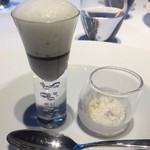 レフェルヴェソンス - 歳時記〜 カワハギとその肝、黒大根/りんごとにごり酒