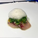 レフェルヴェソンス - 雪の下〜 鰆、蛤とスティックセニョール、金柑と生姜