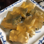 谷中 鳥よし - ふぐこ煮こごり