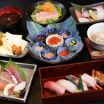 Sushi Maru Ya - はなコース　3000円　（飲み放題付4500円）