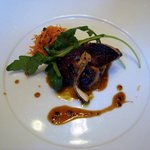 2011/10　仏産フォアグラと大根トリュフソース松茸を添えて