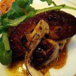 創作会席 嵯峨旅籠屋 - 2011/10　仏産フォアグラと大根トリュフソース松茸を添えて