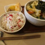 猫町カフェ 29 - 団子汁定食　￥1000-