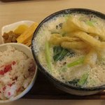 猫町カフェ 29 - 豆乳うどん定食　￥1000-