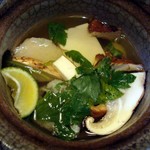 創作会席 嵯峨旅籠屋 - 2011/10　松茸の土瓶蒸し
