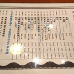 日本酒バル YODARE - 今日の日本酒2