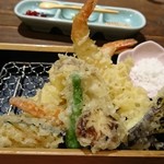 雲仙 福田屋 - 生物NGの方にはお刺身でなく天ぷらをっ！(^-^)/