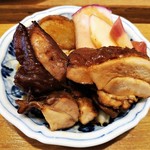 自然派中華 クイジン - こだわりランチ 副菜　鶏肉の香味煮