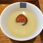 自然派中華 クイジン - こだわりランチ スープ　白菜のポタージュ