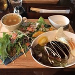 Cafe Dining Bar Sound SAFARI - チーズinハンバーグdeロコモコ（1,000円）