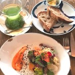 ブリコラージュ ブレッド アンド カンパニー ダイニング・カフェ - 20190129　畑の風景のサラダ。