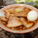 蔵元醤油ラーメン　大字 - 醤油チャーシュー麺 味玉トッピング