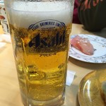 回転寿し活鮮 - 生ビール