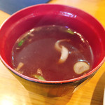 西村麺業 - スープが付いてきます。（2018.12 byジプシーくん）
