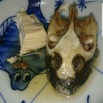 旬料理 かわ成 - すっぽん頭蓋骨吸った後inすっぽん鍋