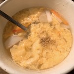 しちりんやき三叉路 - 玉子スープ