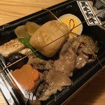 Asakusa Imahan - 黒毛和牛のすき焼き弁当 1,620円。老舗の割り下の味わいを楽しめる一品です。