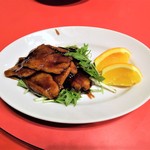 中国料理　王味 - 黒酢の酢豚。
