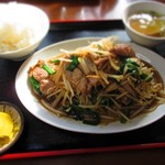 中華食堂 南東風 - 肉ニラ定食　750円