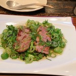 純米酒とお出汁 雲母 - 仏産鴨の葱柚子胡椒