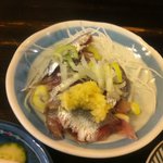 大衆料理　川治 - いわし刺身（小）