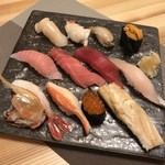 農家れすとらん お結び - 料理写真:お結びおすすめ寿司