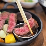 中華酒家 けいじ - "炉端炭火焼　牛ハラミ"