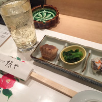 椿や - ハイボールとお通し