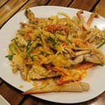 First seafood Restaurant - 1812_First Sea Food Restaurant-第一海鮮-_Frid Crub with Yellow Curry@200THB/100g×400g(プーパッポンカレー)