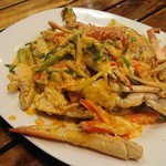 First seafood Restaurant - 1812_First Sea Food Restaurant-第一海鮮-_Frid Crub with Yellow Curry@200THB/100g×400g(プーパッポンカレー)香り、旨み共にタイ料理での最高峰のご馳走です！