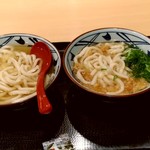 丸亀製麺 - 【2019.1.29(火)】かけうどん(並盛・2杯)290円