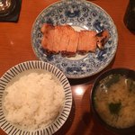 定食サトウ - メインの胡麻味噌豚焼き