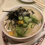 和風もつ料理 あらた - 〆に「テール雑炊」。