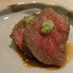 おすそ分けのビーフ