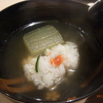 天草産ぼたん鱧椀　冬瓜