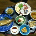 独酌　三四郎 - おかみ旬の盆　＠1,600円。