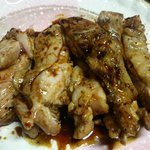 独酌　三四郎 - 精肉のアップです。